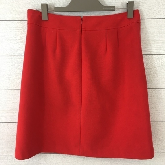 Loft Box Pleat A-Line Skirt. - Picture 2 of 6